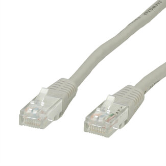 Value VALUE Patchkabel Cat.6 UTP (Class E), grijs, 2 m