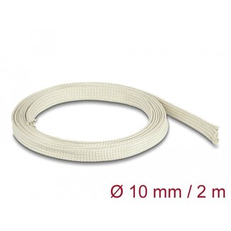 DeLOCK Delock Braided Sleeve made of nomex fibers 2 m x 10 mm white