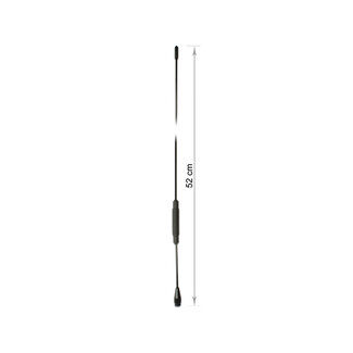DeLOCK Delock TETRA BOS Antenna 380 - 410 MHz M6 Inner thread 2.5 dBi 51.8 cm omnidirectional fixed screw mounting outdoor black