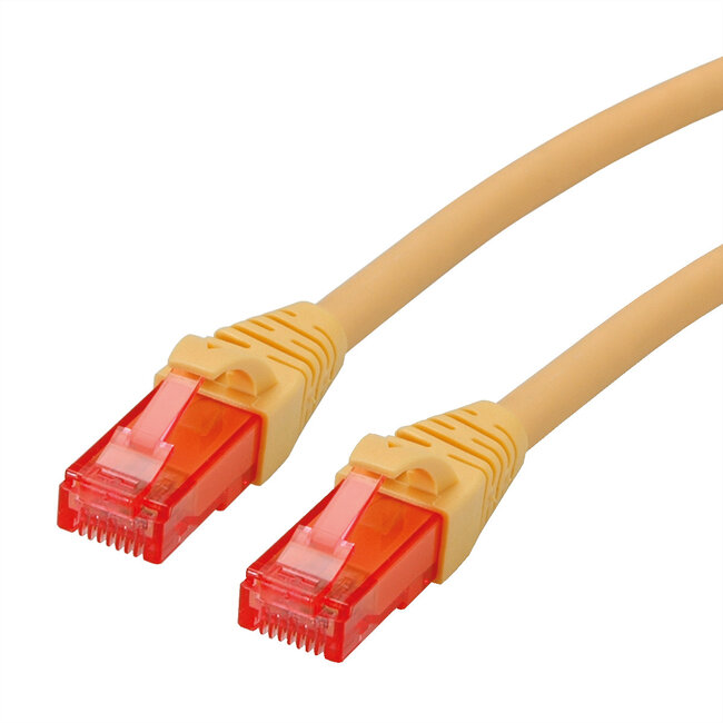 ROLINE Patchkabel Cat.6 UTP, Component Level, LSOH, geel, 0,3 m