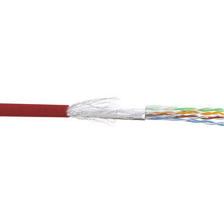 InLine® InLine® Patchkabel Cat.5e, S-FTP, AWG26, PVC, 100m, rood