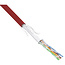 InLine® Patchkabel Cat.5e, S-FTP, AWG26, PVC, 100m, rood