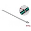 Delock Stainless Steel Cable Ties L 200 x W 7.9 mm 10 pieces