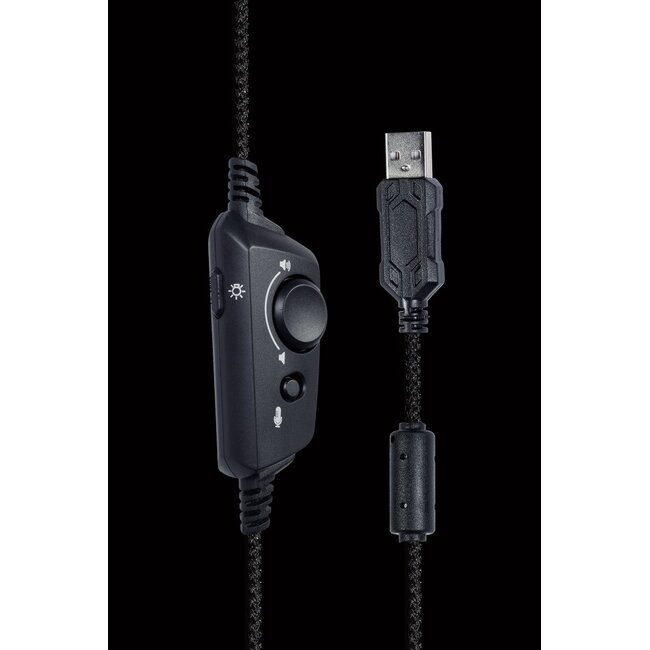 USB 7.1 Surround Gaming Headset met RGB-lichteffect