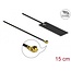Delock WLAN 802.11 ac/ax/a/h/b/g/n Antenna I-PEX Inc., MHF® I plug 2 - 4 dBi 15 cm PCB internal self adhesive