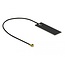 Delock WLAN 802.11 ac/ax/a/h/b/g/n Antenna I-PEX Inc., MHF® I plug 2 - 4 dBi 15 cm PCB internal self adhesive