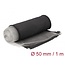 Delock EMI Shielding braided sleeve with zip heat resistant 1 m x 50 mm black