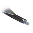 Delock EMI Shielding braided sleeve with zip heat resistant 1 m x 50 mm black