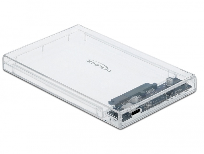 DeLOCK 42621. Type product: HDD-/SSD-behuizing. Aantal storage drives ondersteund: 1, Opslag schijfgrootte: 2.5", Ondersteunde opslagstationinterfaces: SATA III, Hot-swap. Kleur va