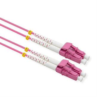 Value VALUE  F.O. Kabel 50/125µm OM4, LC/LC, low-Loss connector , violet, 10 m