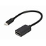 USB-C naar DisplayPort adapter, 4K, 15 cm, zwart