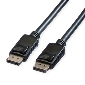 Roline ROLINE DisplayPort Kabel, DP M/M, zwart, 1 m