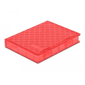 DeLOCK Delock Protection Box for 2.5″ HDD / SSD red