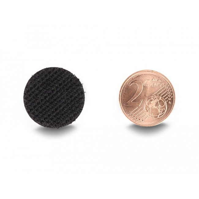 Delock Hook-and-loop dots, round, 64 pieces black