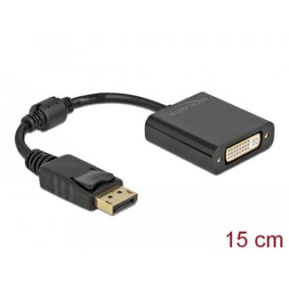 DeLOCK Delock Adapter DisplayPort 1.1 male to DVI female Passive black