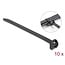 Delock Cable Tie with metal tab L 203 x W 12.7 mm 10 pieces black