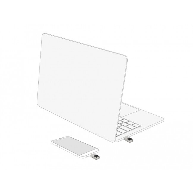 Delock Mini USB 5 Gbps USB-C™ Memory Stick 16 GB - Metal Housing