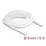 Delock Braided Sleeve self-closing 5 m x 9 mm white