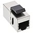 InLine® RJ45 socket/jack inlaat, SNAP-In, Cat.5e,