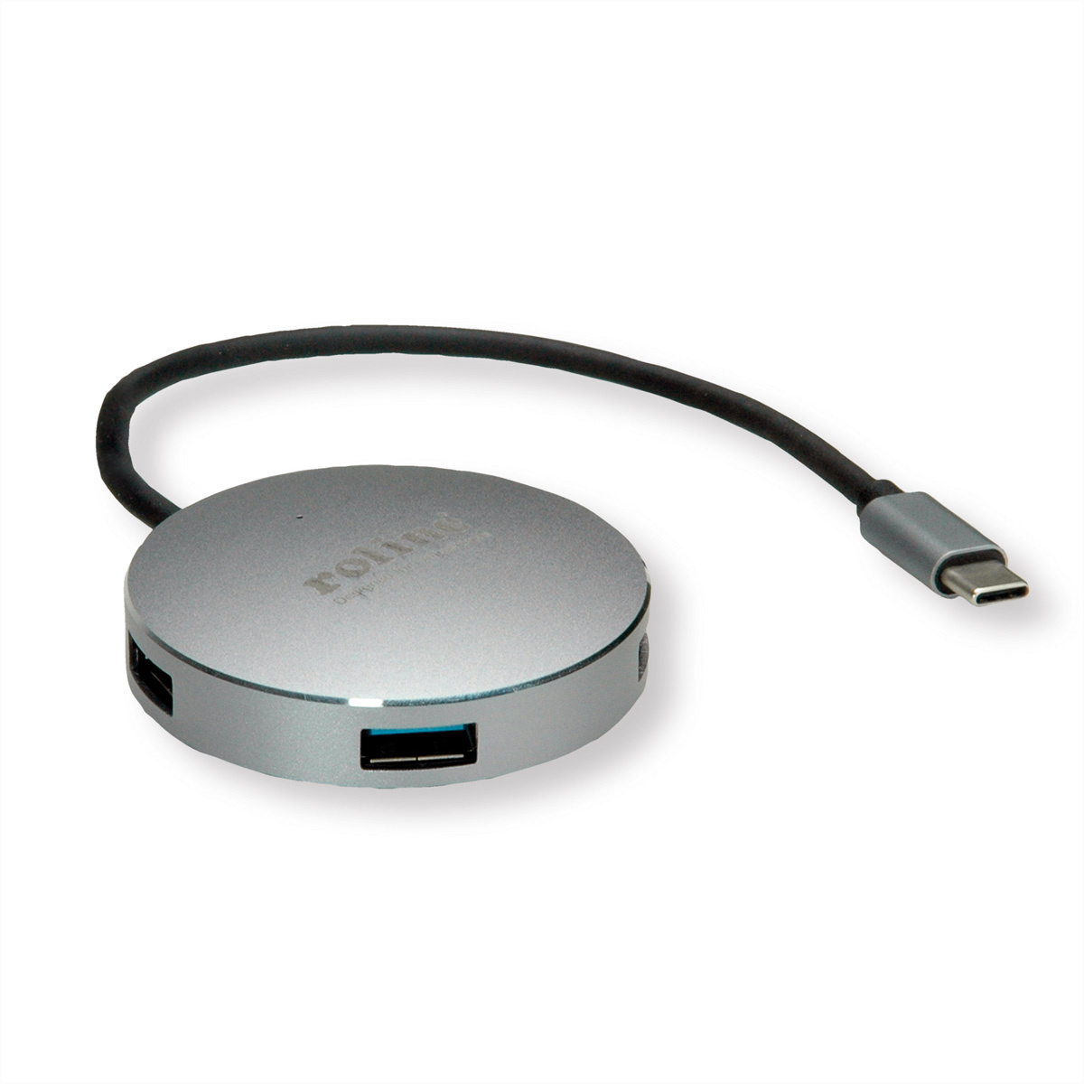 Roline ROLINE 14.02.5036. Hostinterface: USB 3.2 Gen 1 (3.1 Gen 1) Type-C, Hub-interfaces: USB 3.2 Gen 1 (3.1 Gen 1) Type-C. Overdrachtssnelheid: 5000 Mbit/s, Kleur van het product