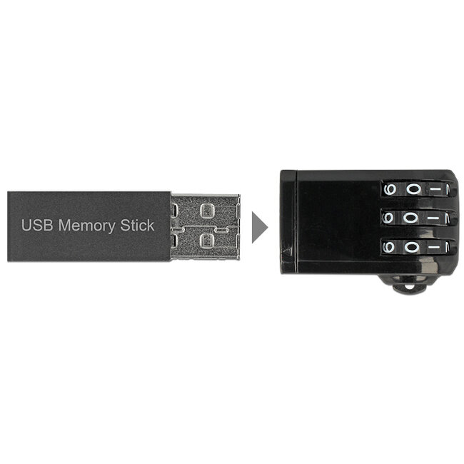 Navilock USB Lock with combination code