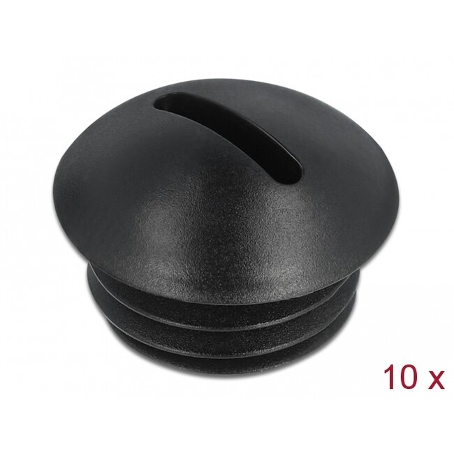 Delock Sealing Plug M12 x 1.5 black 10 pieces