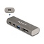 Delock 3 Port USB 10 Gbps Hub including SD and Micro SD Card Reader with USB Type-C™ connector