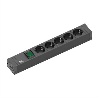 Bachmann BACHMANN CONNECT LINE 5x geaard contact, Schakelaar