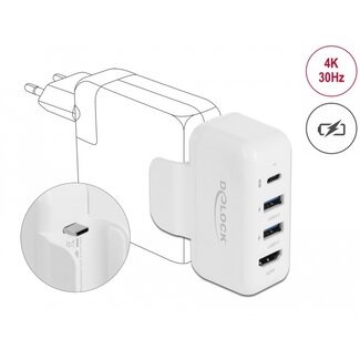 DeLOCK Delock Adapter for Apple power supply with PD and HDMI 4K