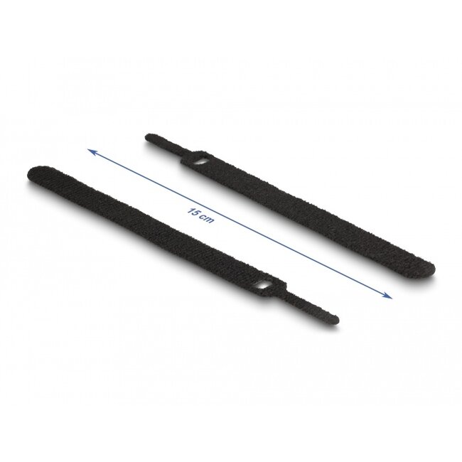 Delock Hook-and-loop cable tie L 150 x W 12 mm coloured Set 10 pieces