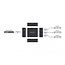 Delock S/PDIF TOSLINK Switch 1 In 3 Out with USB Powered