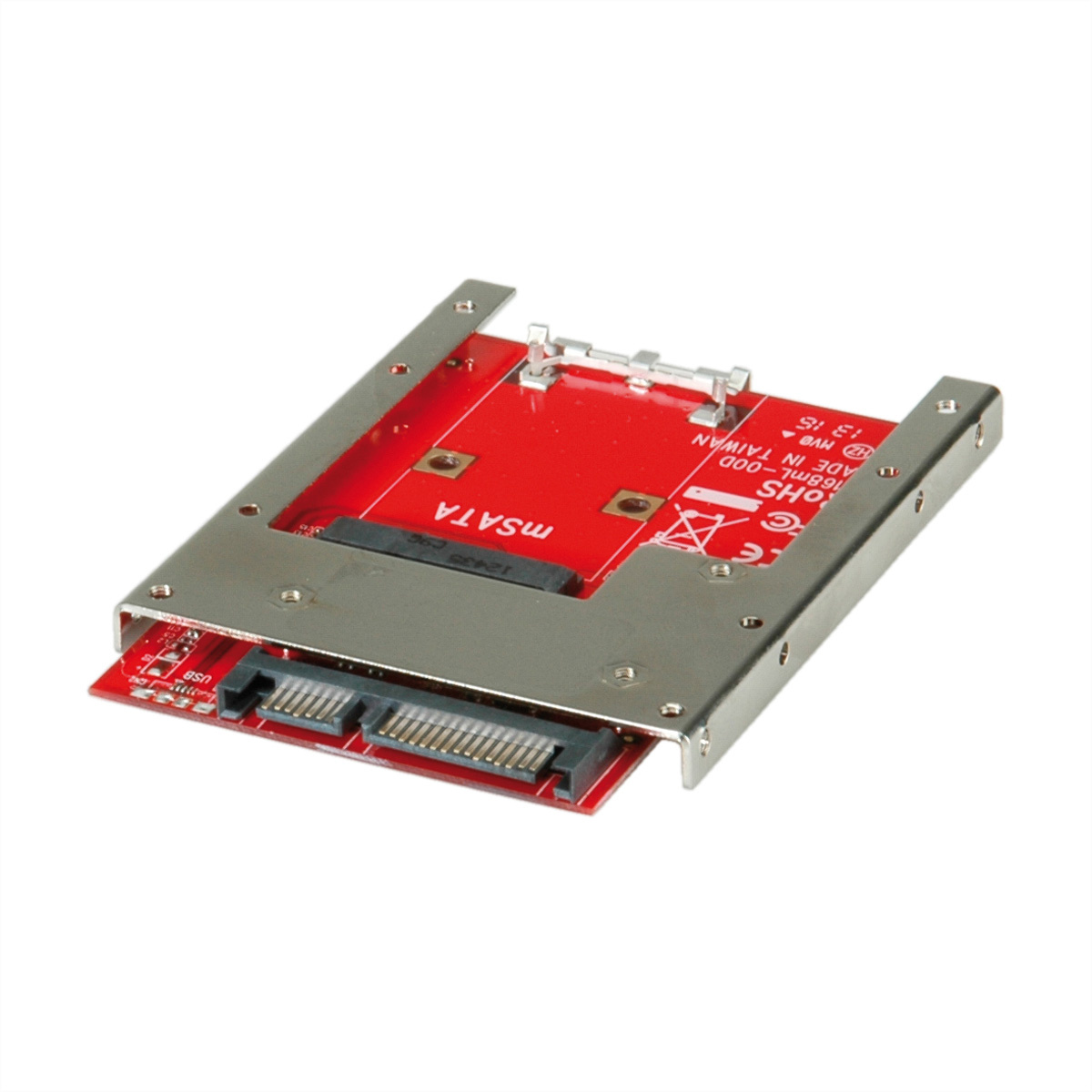 Roline Adapter, mSATA SSD to 2.5 SATA 22pin interfacekaart/-adapter