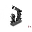 Delock Cable sleeve holder with locking clip 18.5 mm 8 pieces black