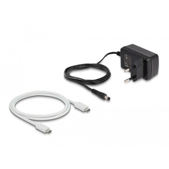 Delock M.2 Docking Station for 2 x M.2 NVMe PCIe SSD with Clone function