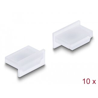 DeLOCK Delock Dust Cover for HDMI A female without grip 10 pieces transparent