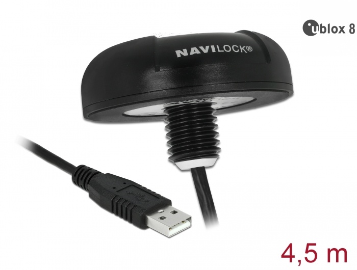 NaviLock NL-8004U USB Zwart GPS ontvanger