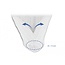 Delock Braided Sleeve self-closing 5 m x 13 mm white