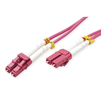 Value VALUE F.O. kabel 50/125µm OM4, LC/LC, violet, 7 m