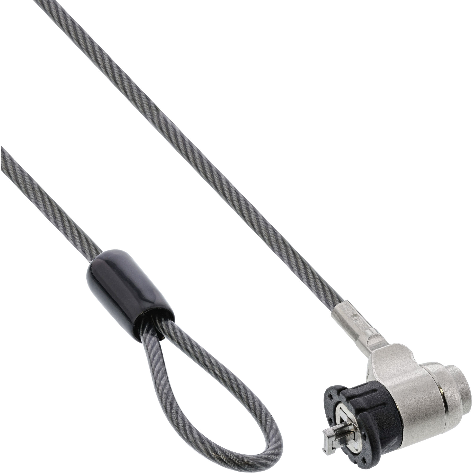InLine® Veiligheidsslot voor laptop, met sleutel, diam.: 4.4mm, * L: 200cm |