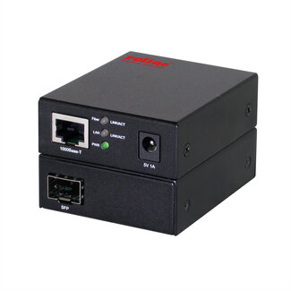 Roline ROLINE 10/100 / 1000Base-T naar dual speed Fiber Media Converter