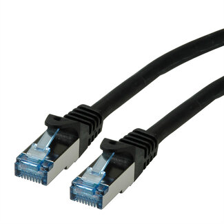 Roline ROLINE Patchkabel Cat.6A S/FTP (PiMF), Component Level, LSOH, zwart, 15 m