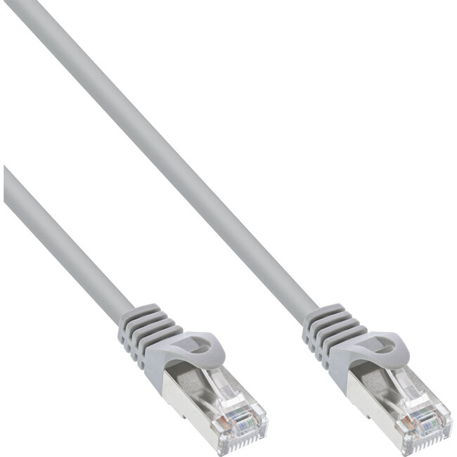 InLine® Patchkabel, FTP, Cat. 5e, grijs, 15m