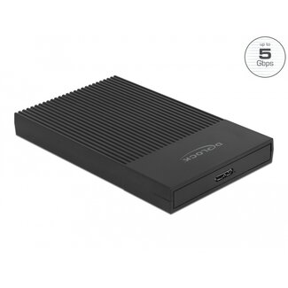 DeLOCK Delock External Enclosure for 2.5″ SATA HDD / SSD with SuperSpeed USB Type Micro-B female - tool free