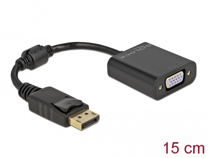 DeLOCK Goobay 61006. Aansluiting 1: 2x3.5 mm mono, Aansluiting 2: 3.5 mm stereo. Kleur van het product: Zwart