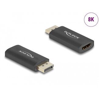 DeLOCK Delock Active DisplayPort 1.4 to HDMI Adapter 8K with HDR function