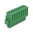 Delock Terminal block set for DIN rail 8 pin with screw lock