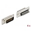 Delock D-Sub HD 26 pin male metal, solder version, 4 pieces