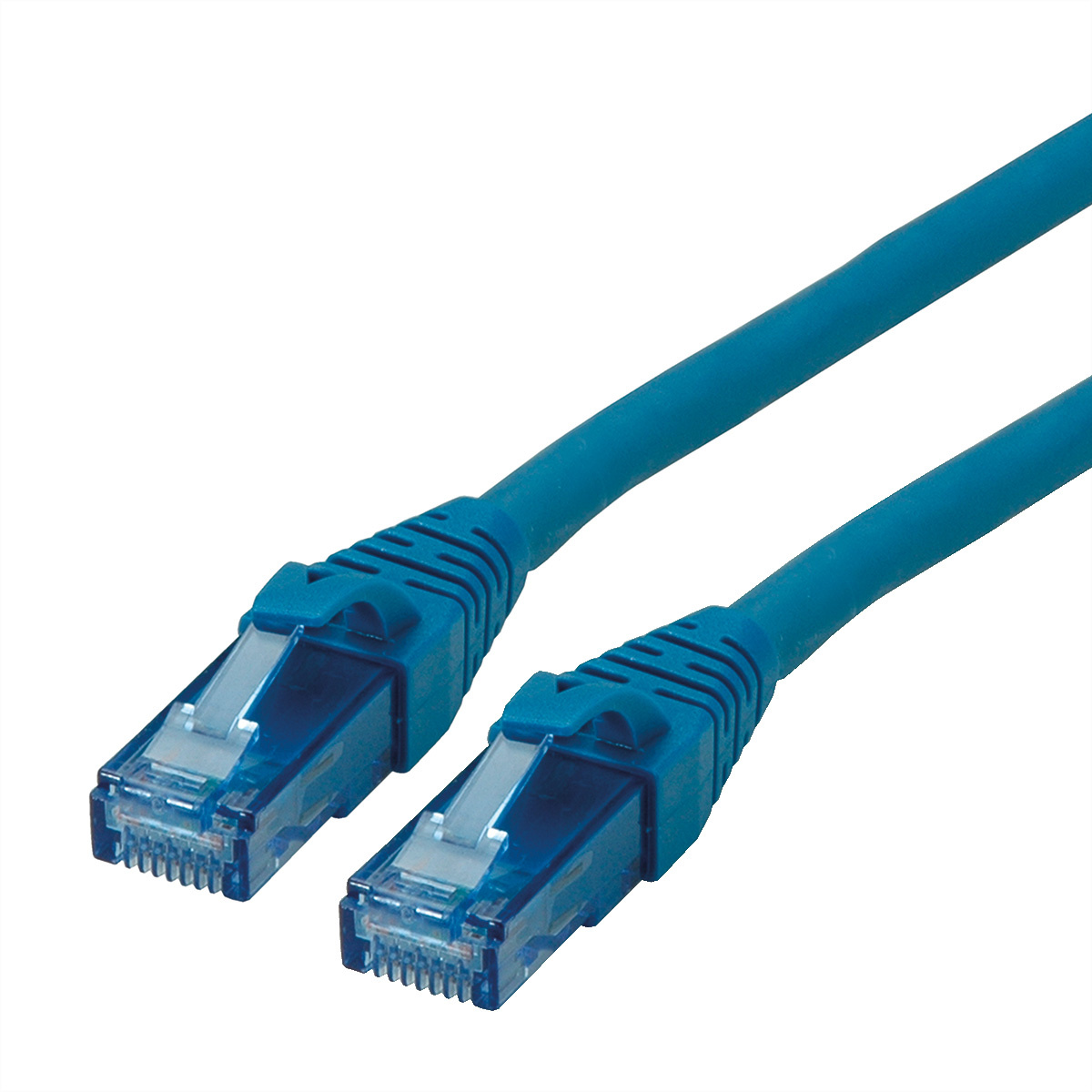 Roline ROLINE 21152985. Snoerlengte: 0,3 m, Kabel standaard: Cat6a, Kabelafscherming: U/UTP (UTP), Aansluiting 1: RJ-45, Aansluiting 2: RJ-45, Contact geleider materiaal: Goud