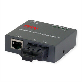 Roline ROLINE Compacte Fast Ethernet Converter, 10/100Base-TX - 100Base-FX (SC)