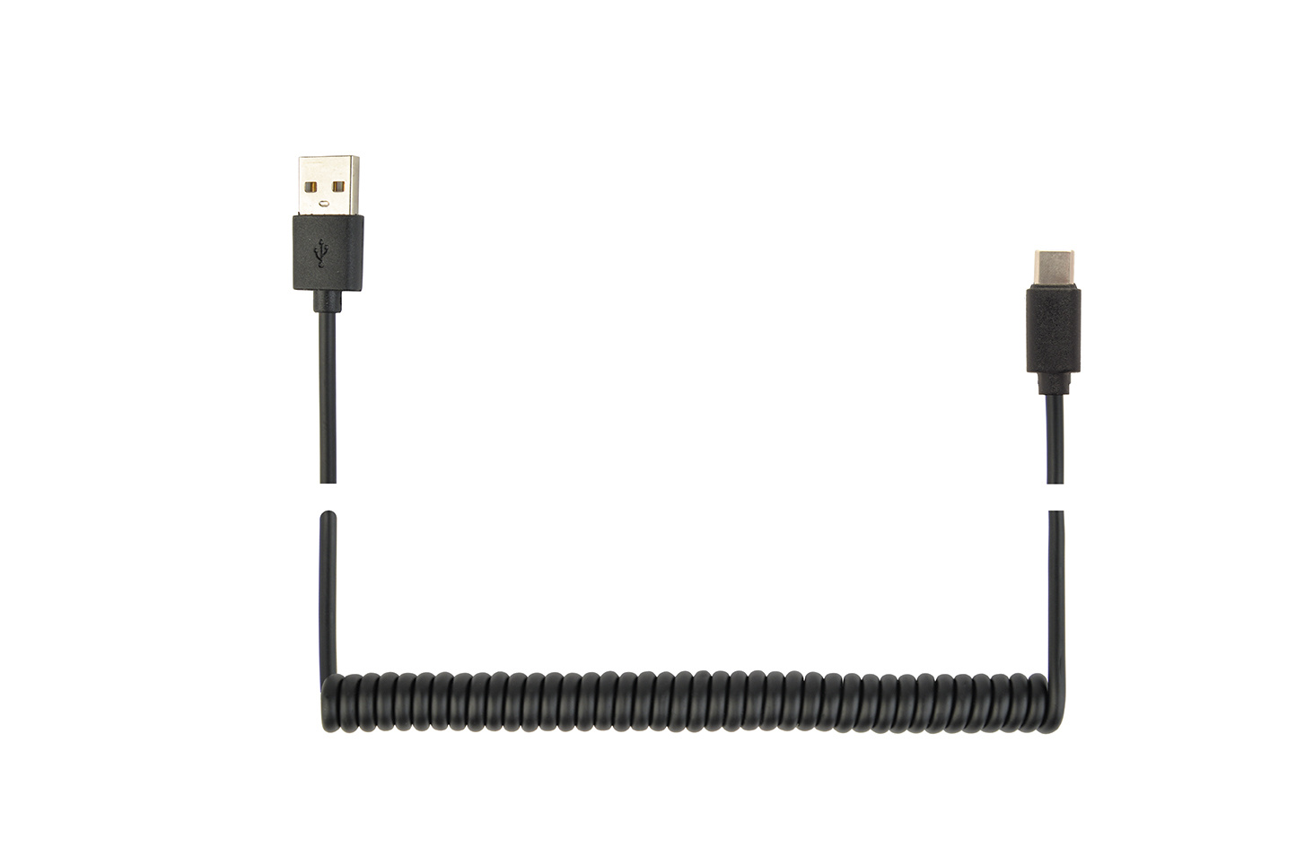 Gedraaide USB kabel (A/Type-C), 1,8 m